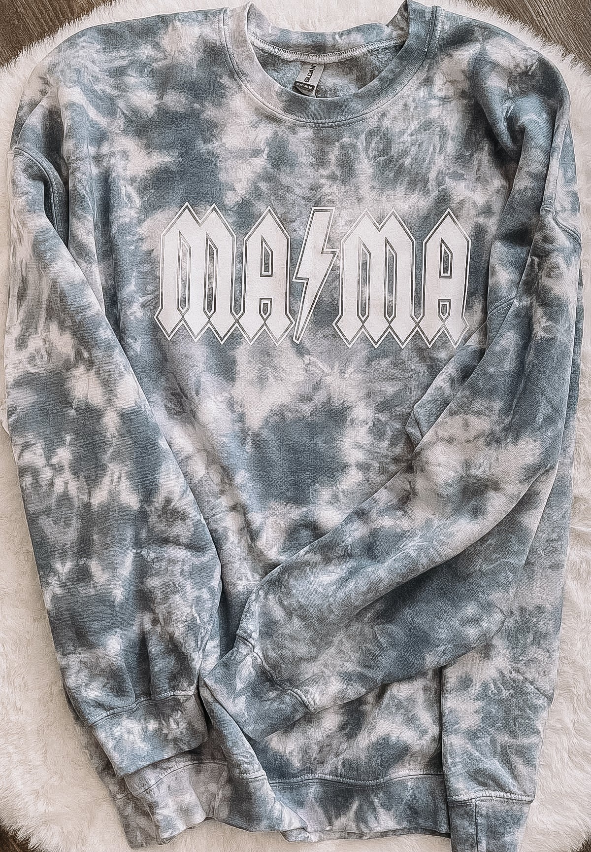 MAMA INDIGO DYED SWEATSHIRT