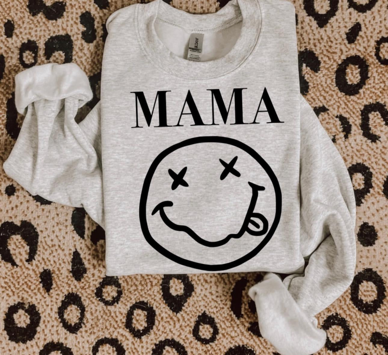 MAMA SMILEY SWEATSHIRT