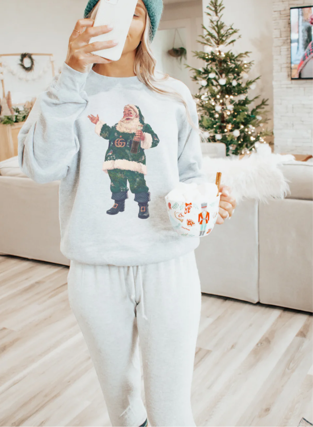 BOUJEE SANTA SWEATSHIRT