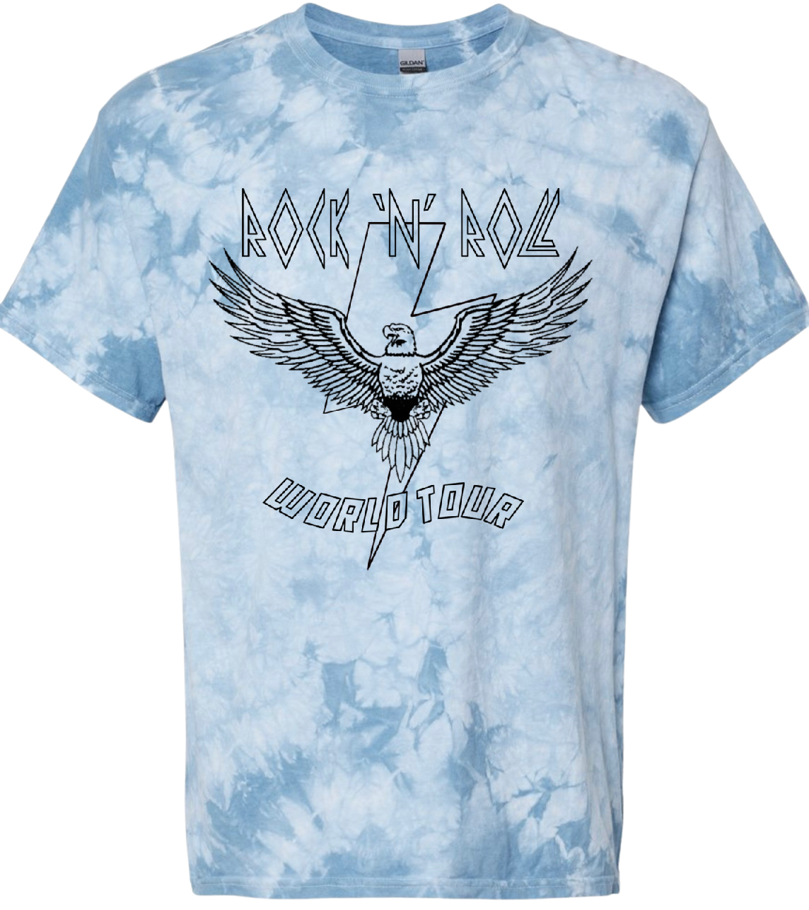 ROCK N’ ROLL DYED TEE