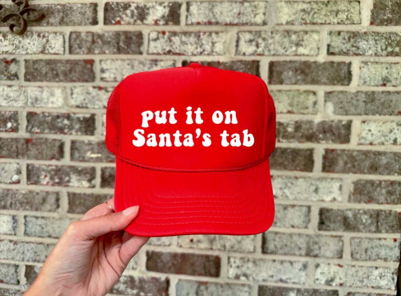 SANTA’S TAB TRUCKER HAT